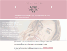 Tablet Screenshot of louis-widmer.ch